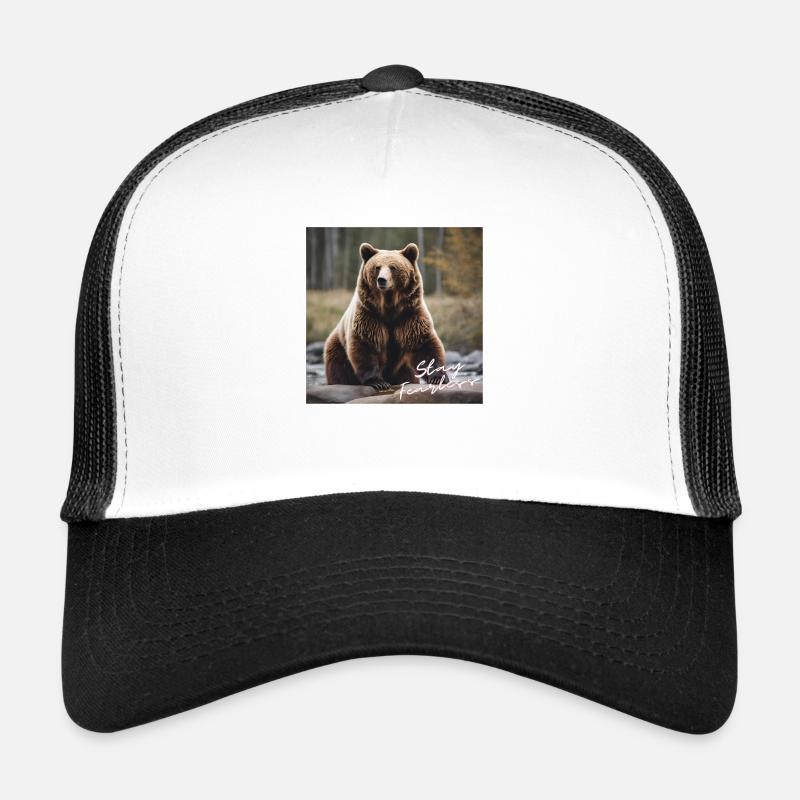 Restez sans peur - Bear Design Casquette trucker 