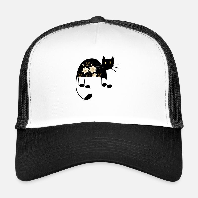Brunnen - Trucker Cap - Weiß/Schwarz