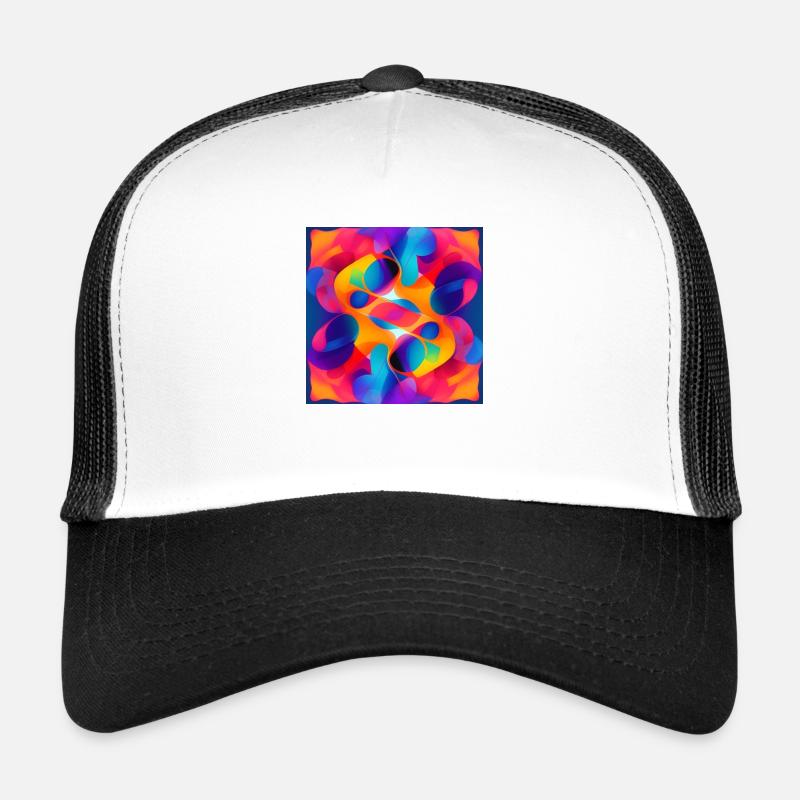 Abstract - Trucker Cap - white/black