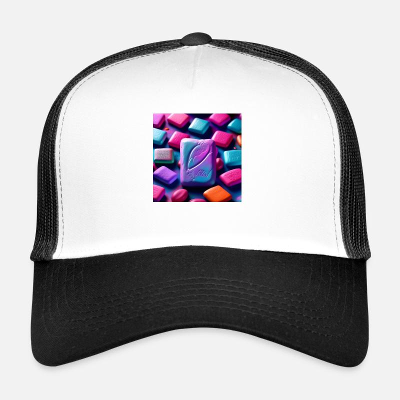 Zuckerbonbons Farbig Trucker Cap