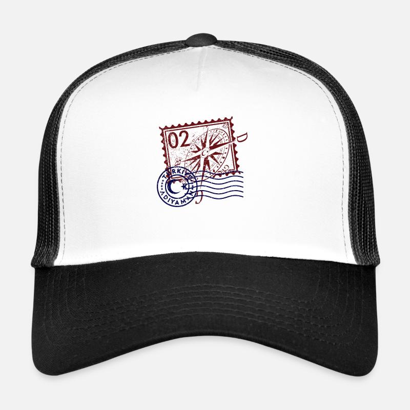 Adıyaman - Trucker Cap - Weiß/Schwarz