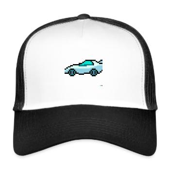 Zukunfts Auto - Trucker Cap - Weiß/Schwarz - Vorne