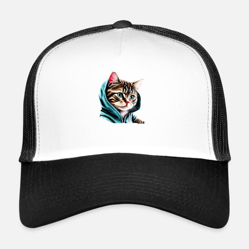 Chat domestique Chat Chat Propriétaire Chaton Chaton Casquette trucker 