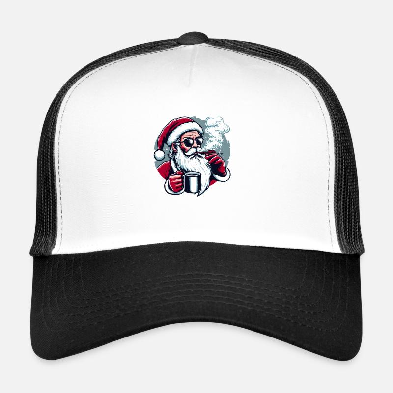 Smoking Santa Trucker Cap