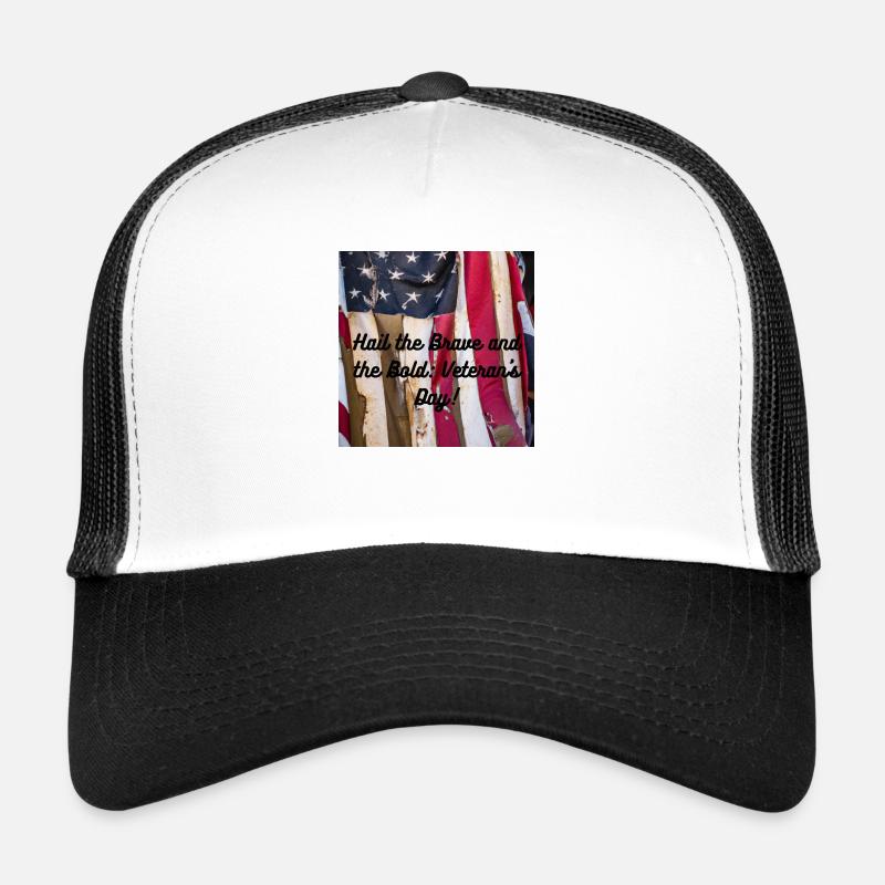 Veteranen und Mohntag Trucker Cap