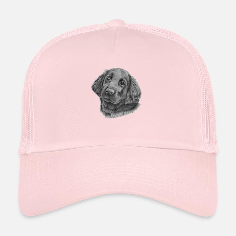 Flatcoated Retriever Welpe Trucker Cap