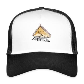 Pyramide Tomb Technology Transcendence - sand - Trucker Cap - Weiß/Schwarz - Vorne