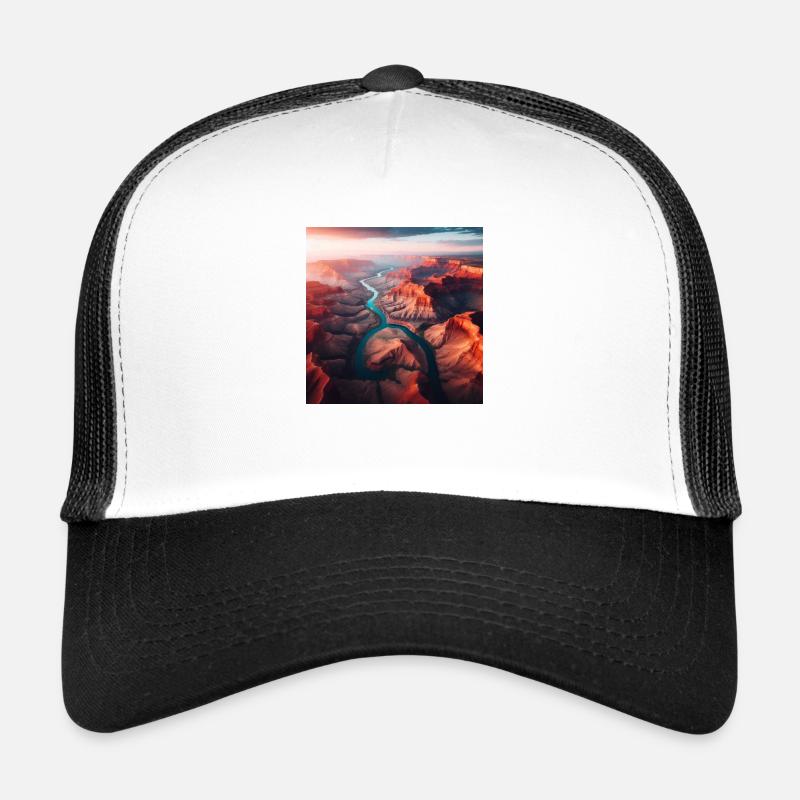 Paysage fluvial Casquette trucker 