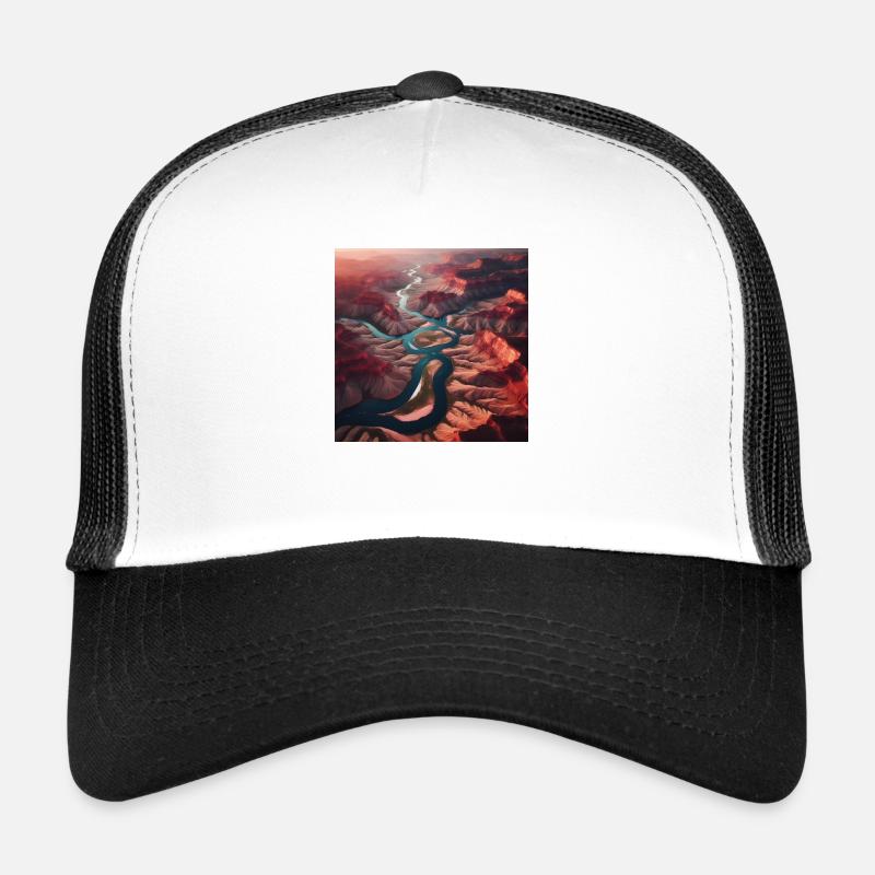 Fluss Landschaften Trucker Cap
