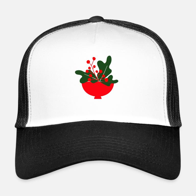 Illustration de Noël Casquette trucker 