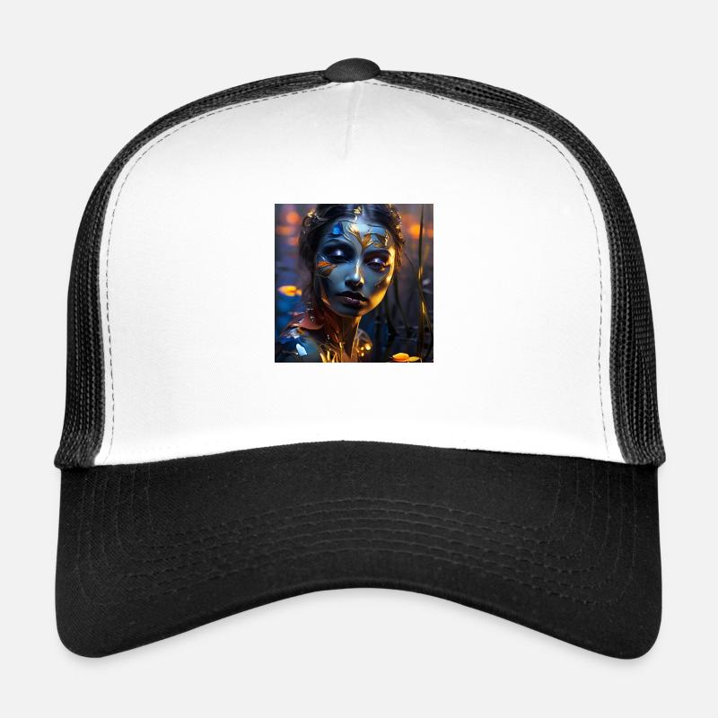 femme de la lune Casquette trucker 