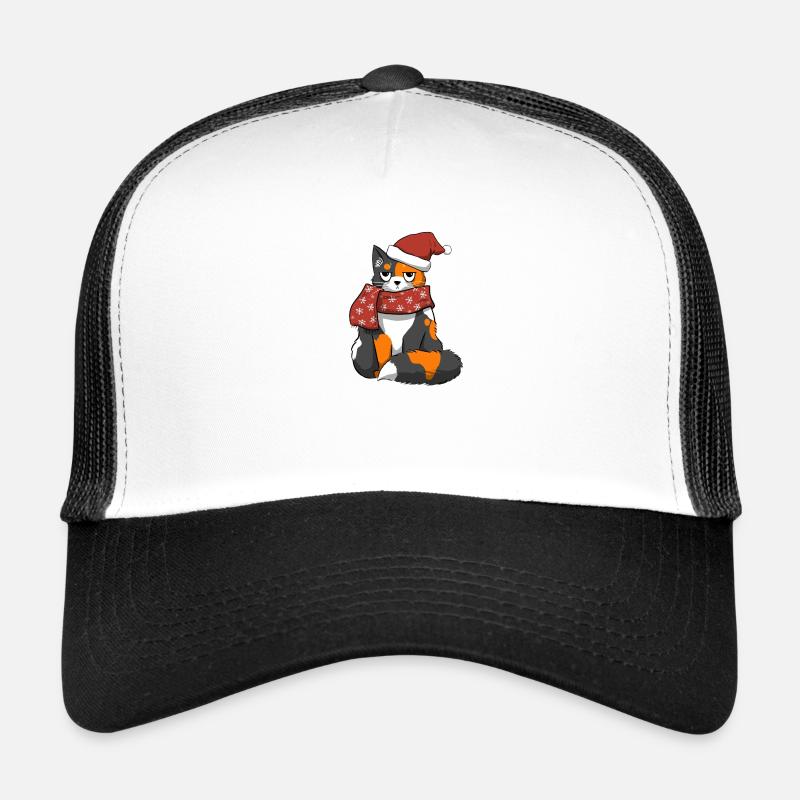 Chat de Noël Casquette trucker 