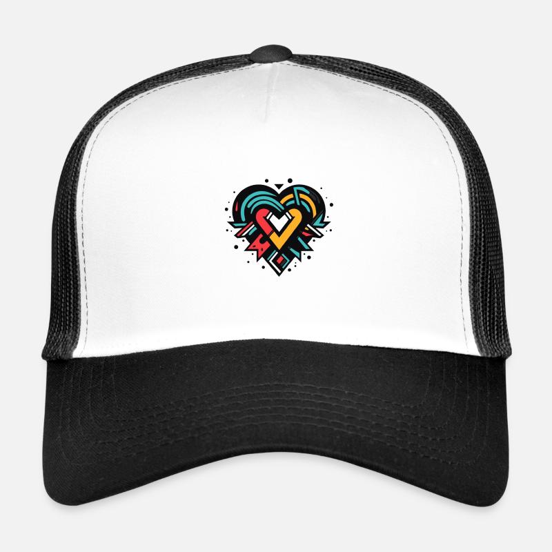 Modernes Herz Trucker Cap