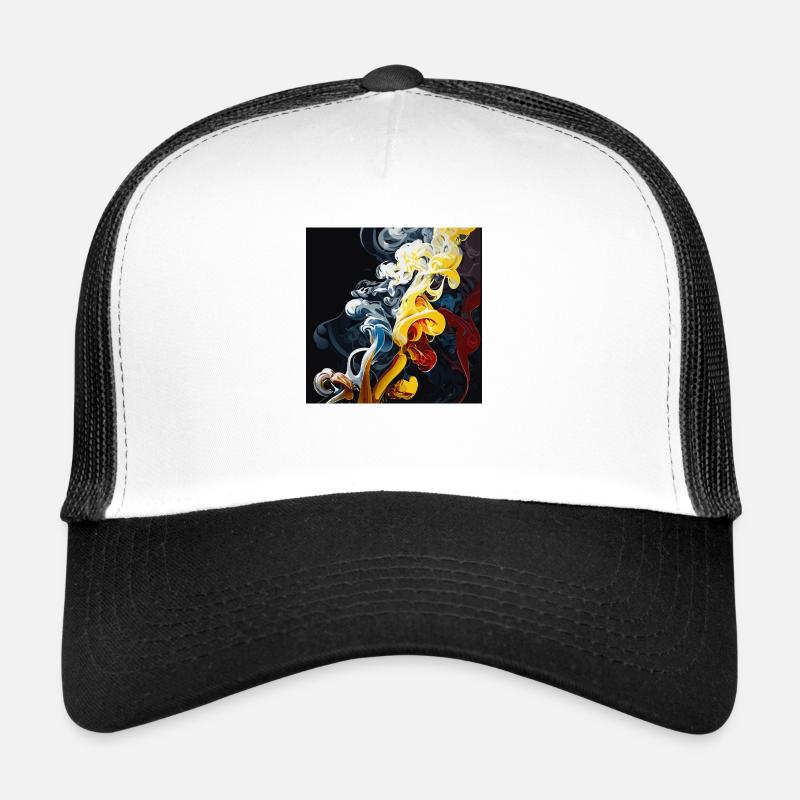 Rauchende Blume (Kunstwerksammlung) Trucker Cap