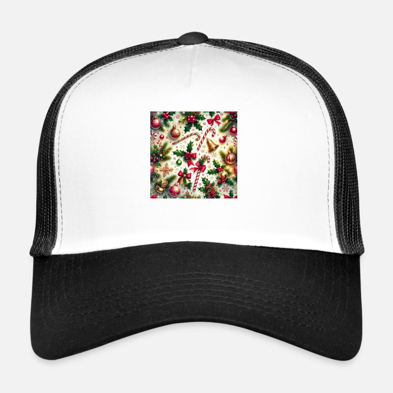 Christmas Patern Trucker Cap