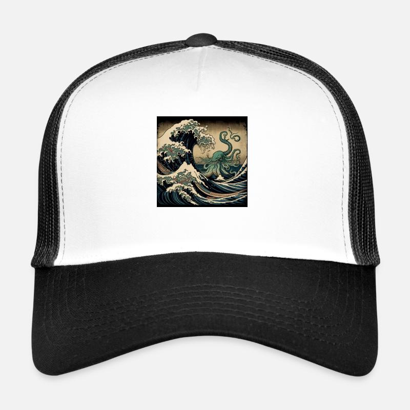 Big Wave - Trucker Cap - white/black