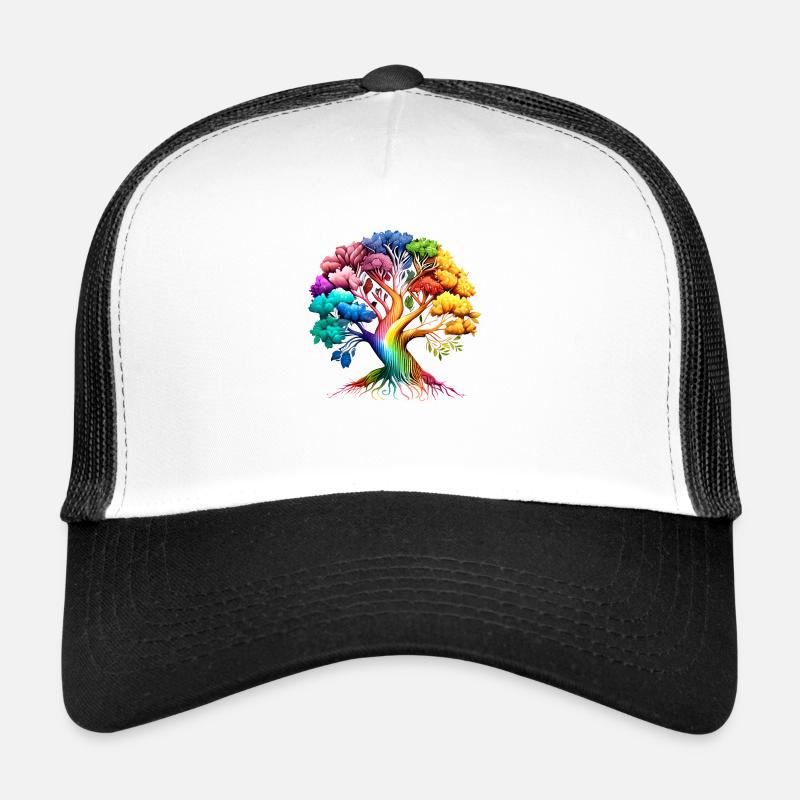 Lebensbaum Yoga Meditation Baum des Lebens Trucker Cap