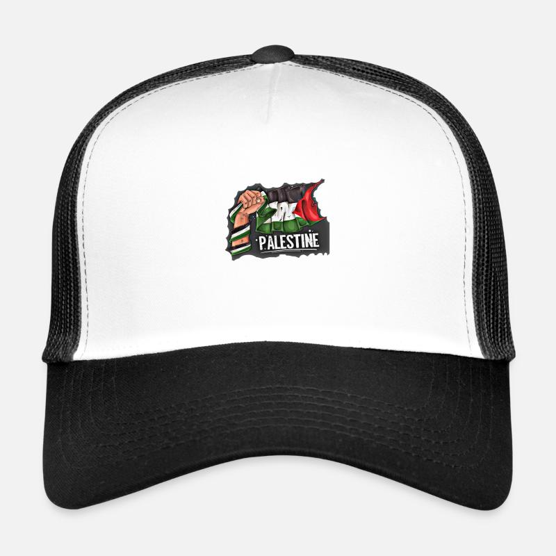 Palestine - Trucker Cap - white/black