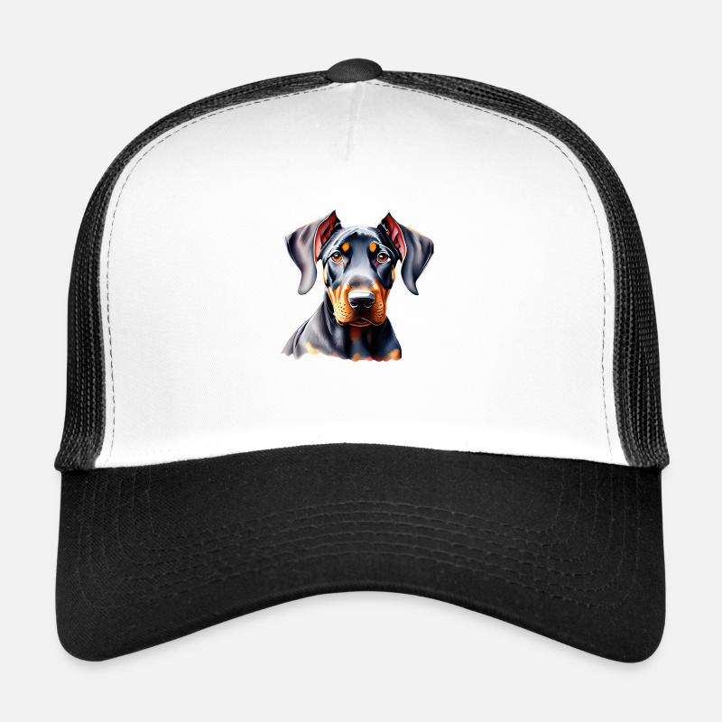Doberman Doberman Dresseur Doberman Chiot Chien Casquette trucker 