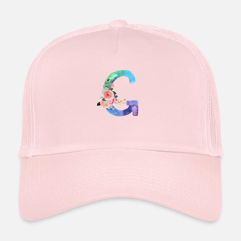 Buchstabe g Aquarell Trucker Cap