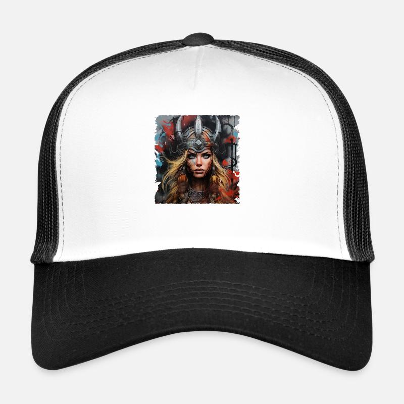 Wikinger Design Schildmaid & Valküren Geschenk Trucker Cap