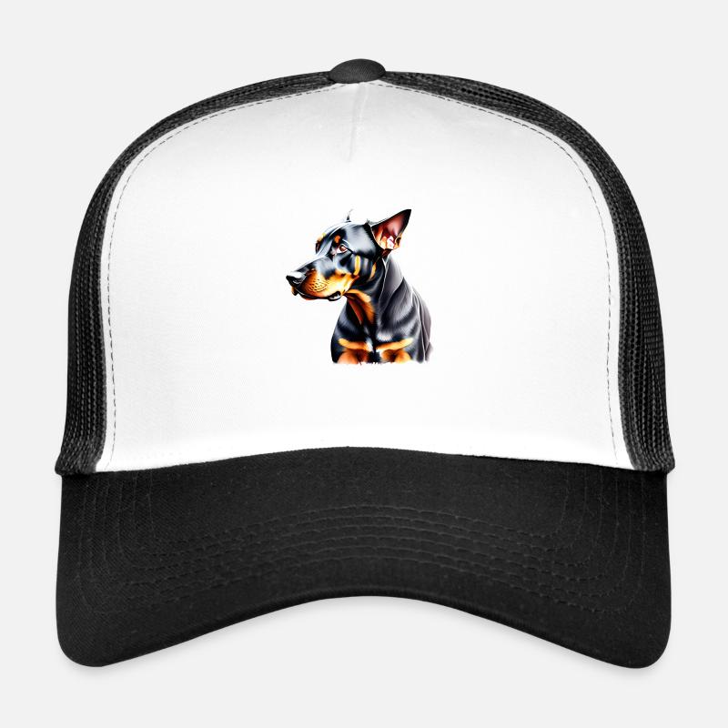 Chien doberman Dresseur de doberman Chiot Doberman Casquette trucker 