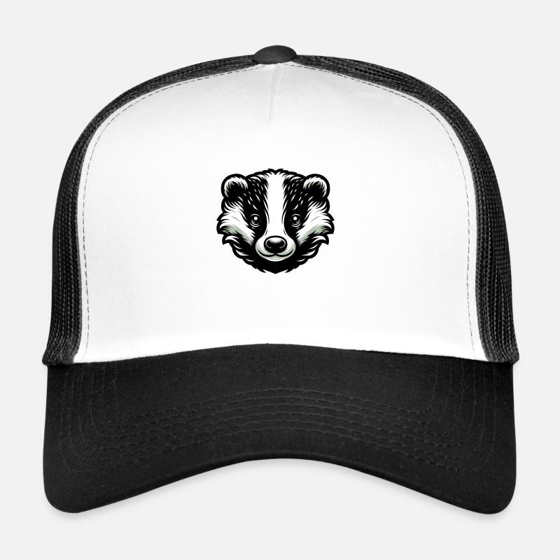 Grevling - Trucker-caps  - hvit/svart