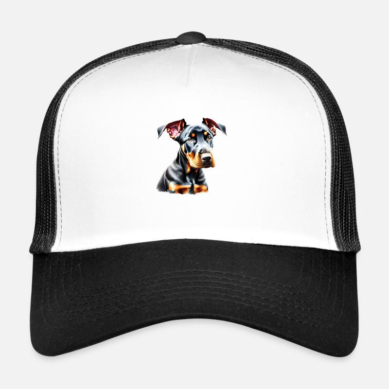 Dobermann Hund Dobermannwelpe Dobermanntrainer Trucker Cap