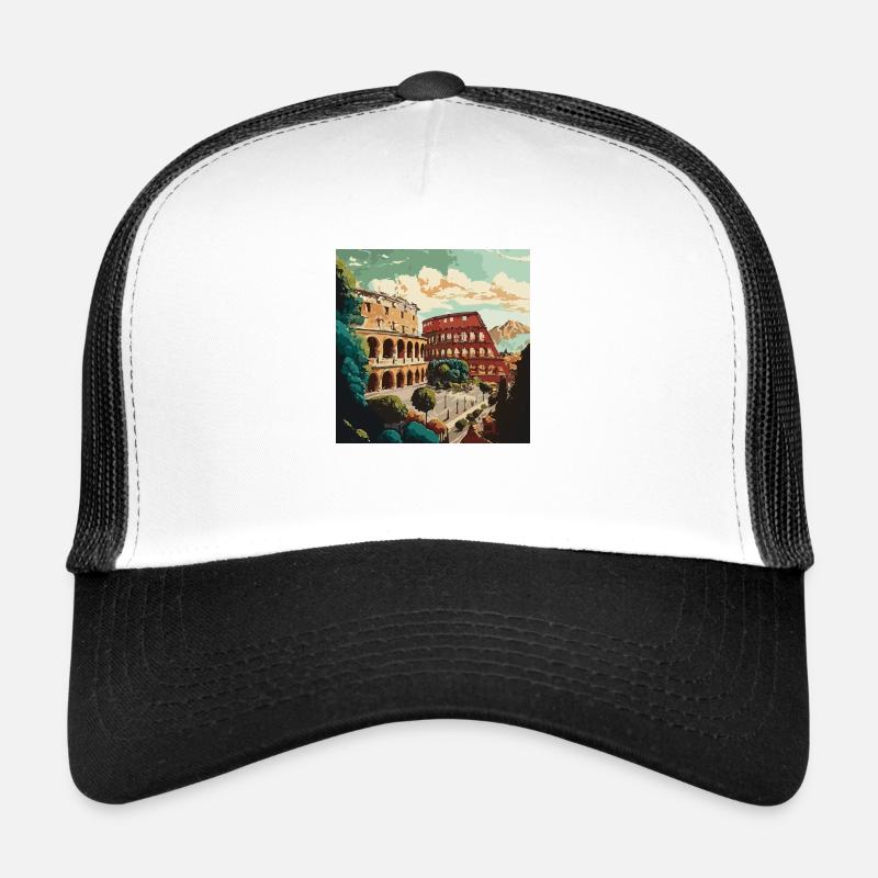 Rues de Rome Casquette trucker 