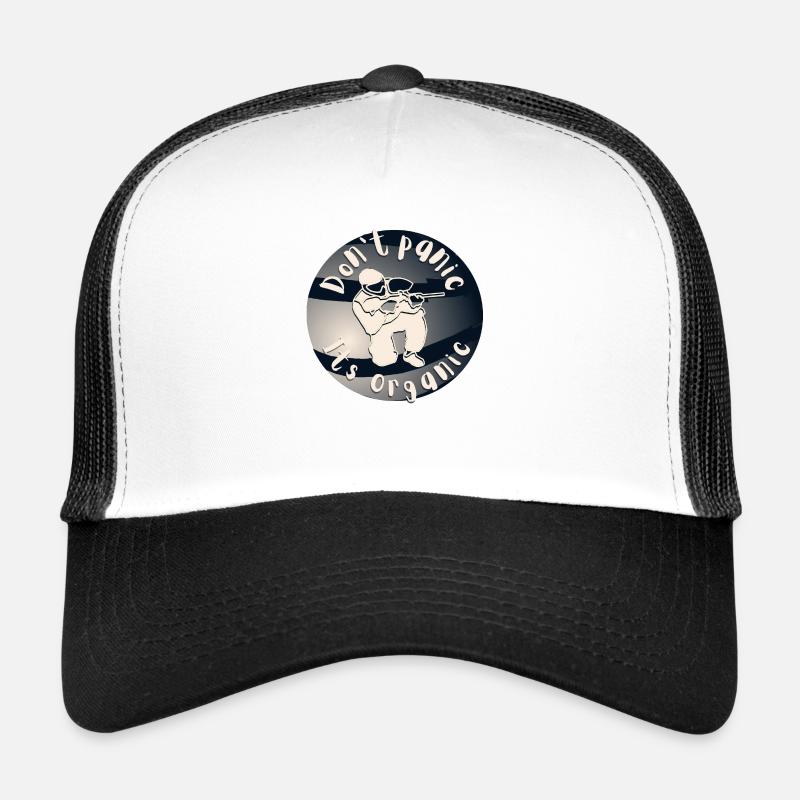 Paintballs, don't panic it's organic! Trucker Cap