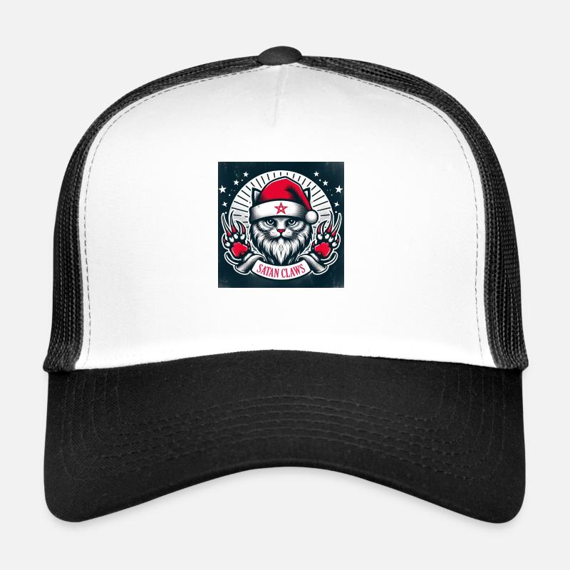 Satan Claws - Cat Santa Trucker Cap