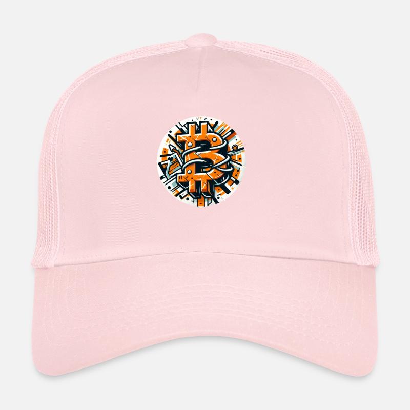 Bitcoin Grafitti Trucker Cap