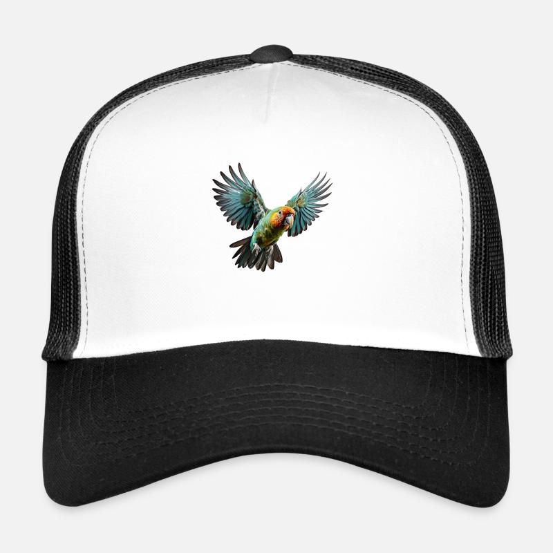 Papagei im Landeanflug Trucker Cap