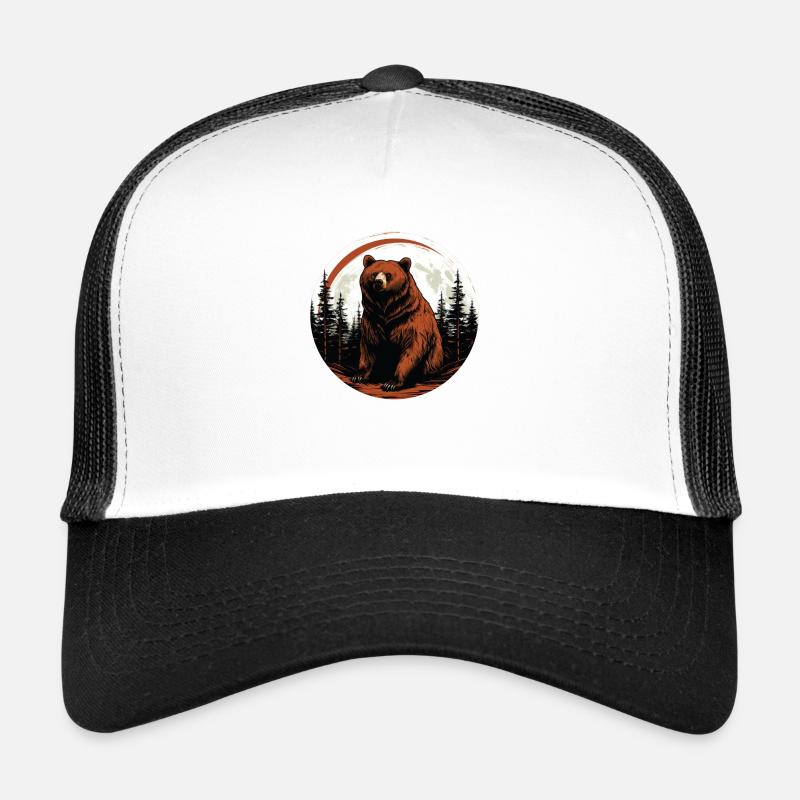Ours sauvage Casquette trucker 