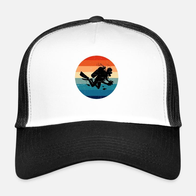 Scuba Diver Diver Scuba Diver Hommes Casquette trucker 