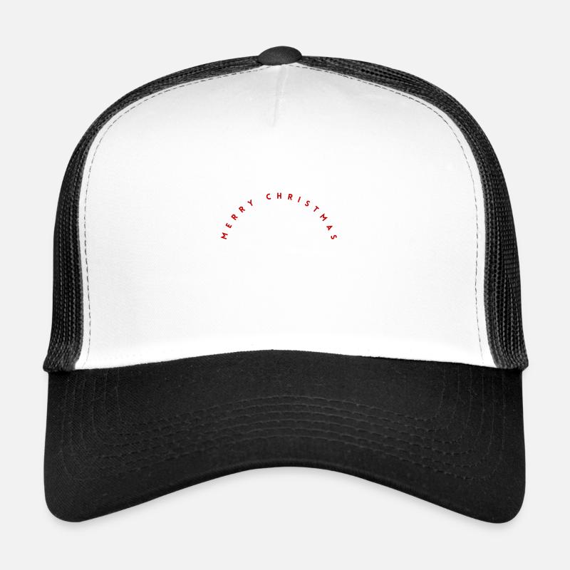 Frohe Weihnachten - Trucker Cap - Weiß/Schwarz