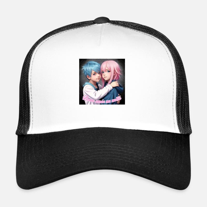bonne année ma moitié Casquette trucker 