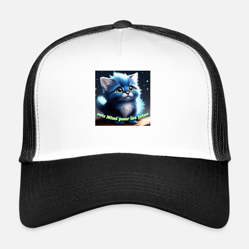 Sei Mimi für die Feiertage - Trucker Cap - Weiß/Schwarz