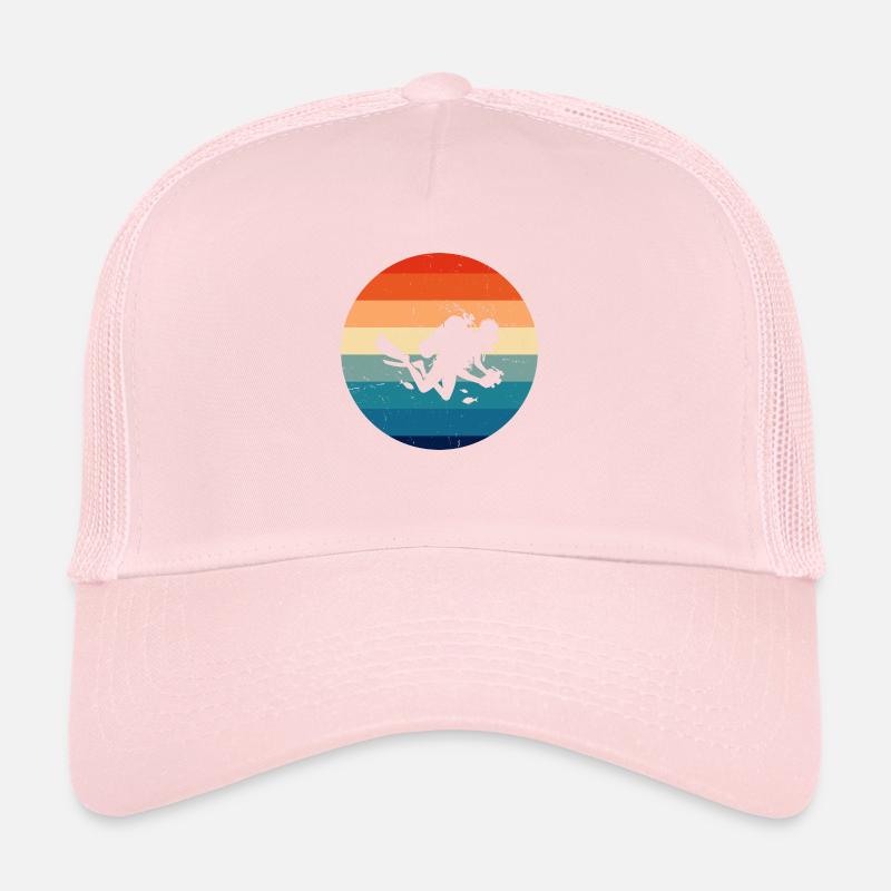 Scuba Diver Plongée sous-marine Plongeur en apnée Casquette trucker 
