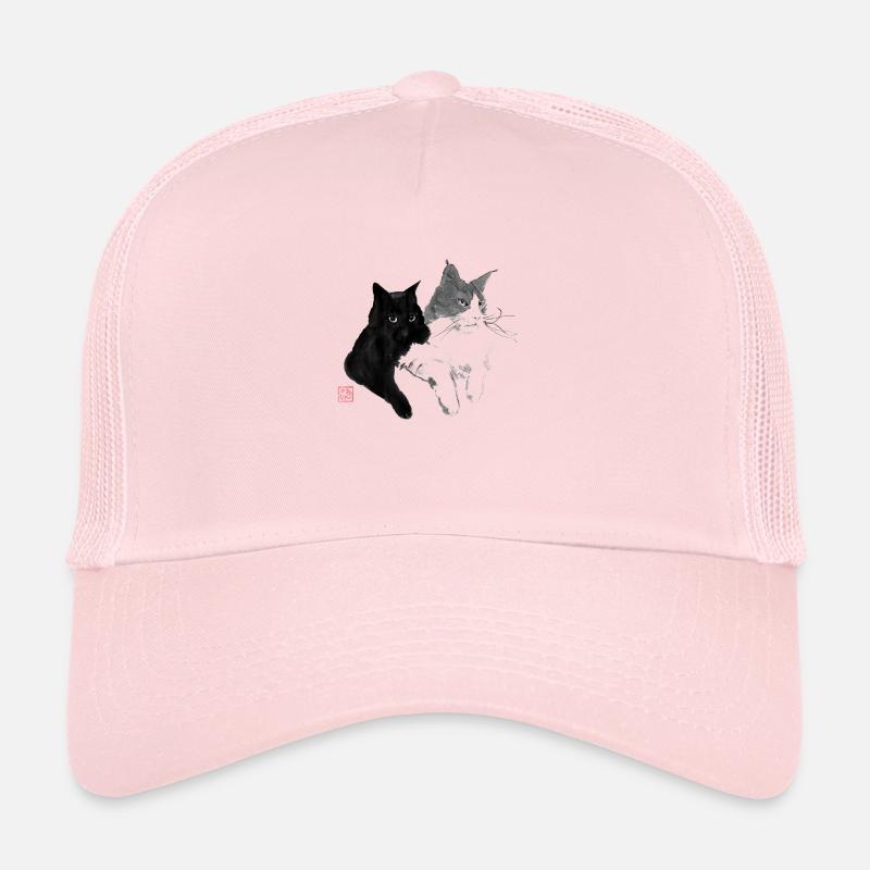 2 cats Trucker Cap