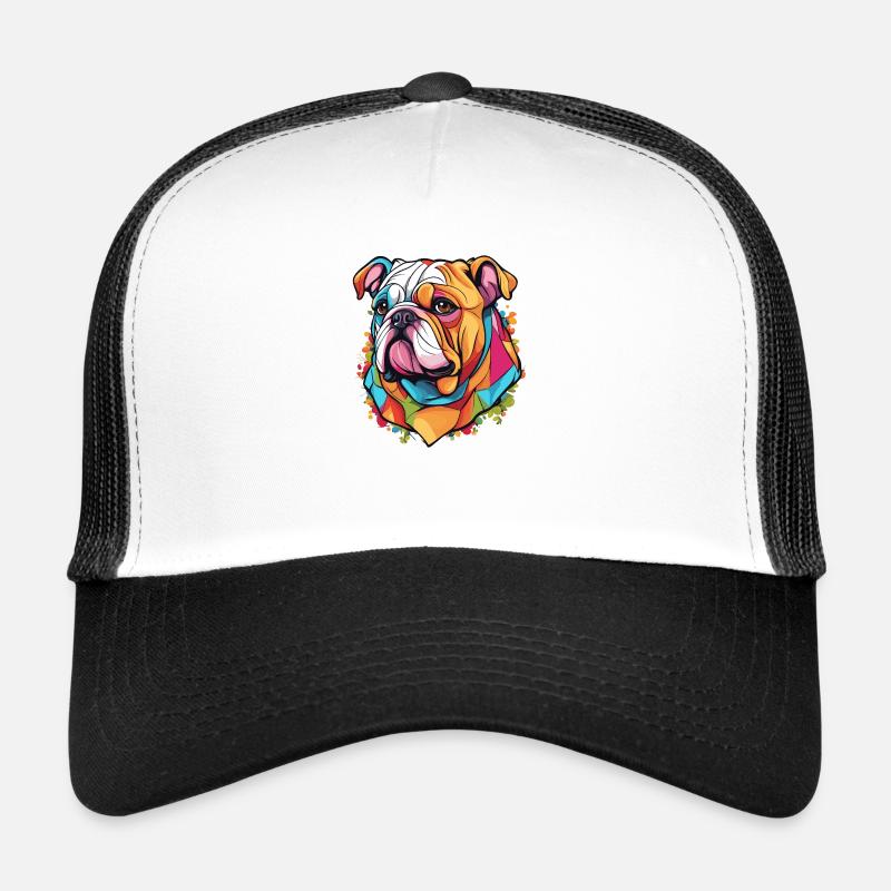 Bouledogue anglais Casquette trucker 