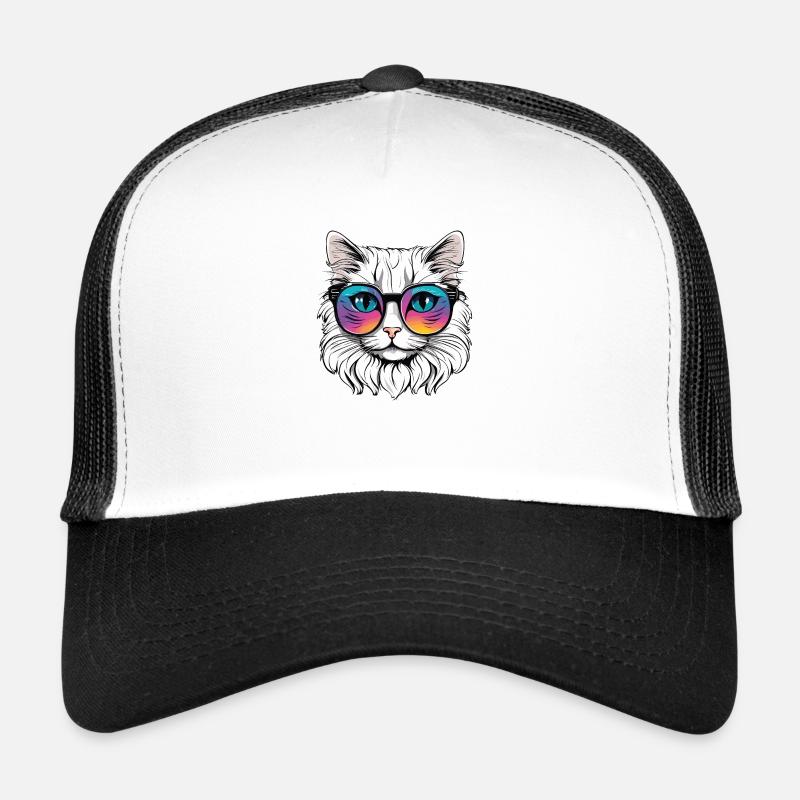 Chat Casquette trucker 