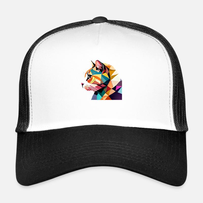 Chat, chat persan, matou domestique, propriétaire de chat Casquette trucker 