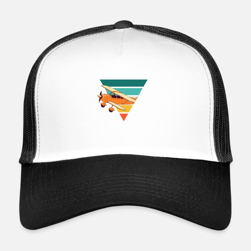 Avion vintage - idée cadeau Casquette trucker 