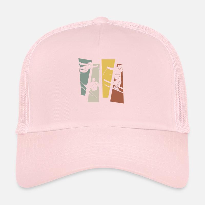 Ski rétro vintage Casquette trucker 