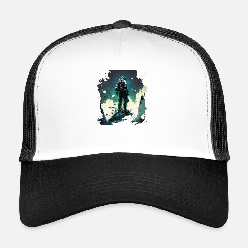 Spaceman Trucker Cap