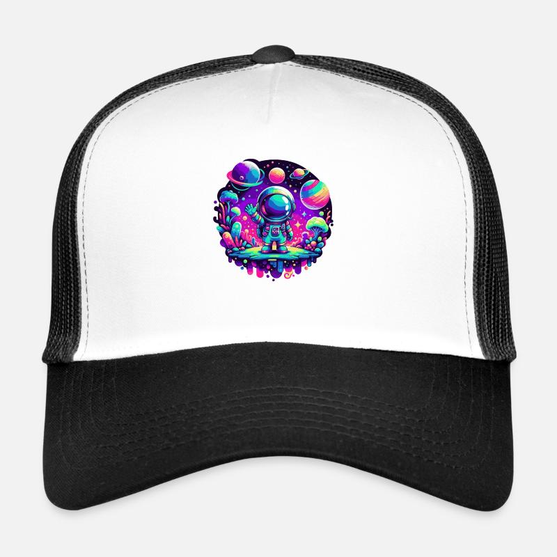 Kleiner Astronaut Pink Trucker Cap