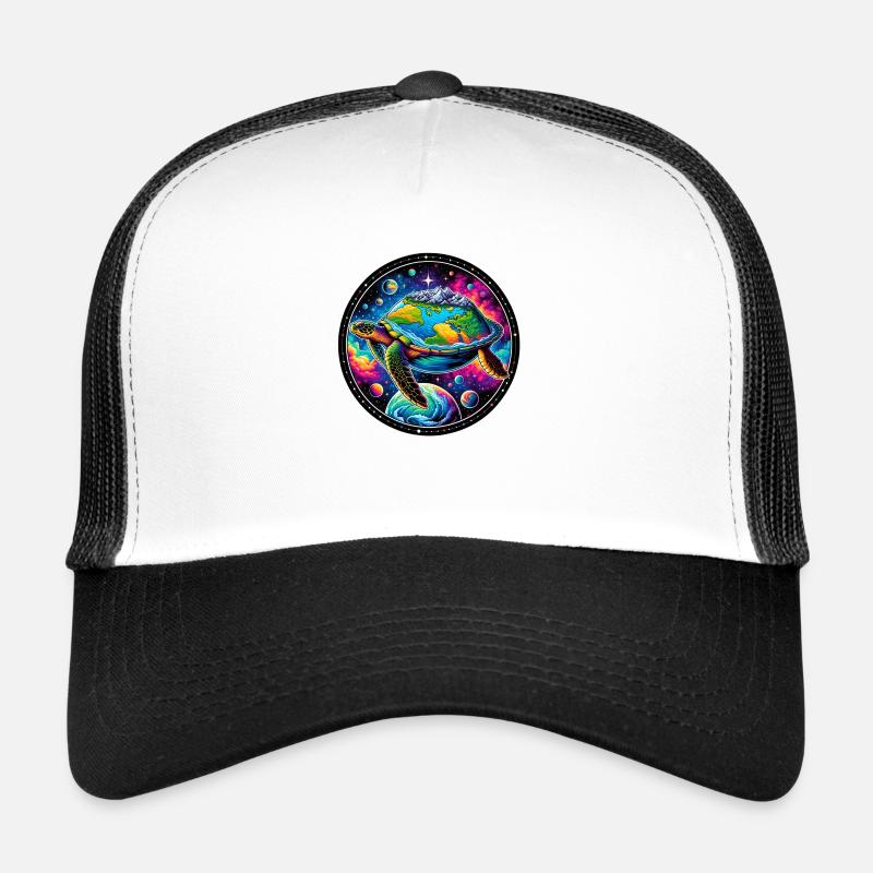Flat Earth - The Truth - Trucker Cap - white/black