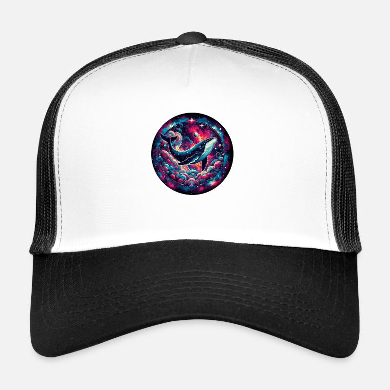 Galaxy Whale Art Print Trucker Cap
