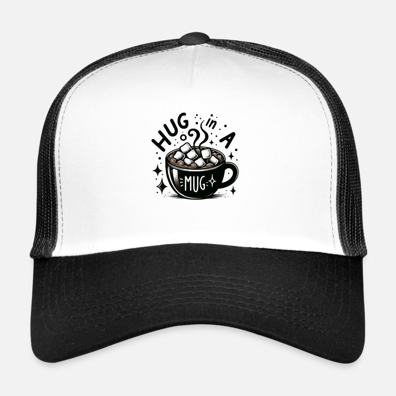 Hug in a mug Trucker Cap